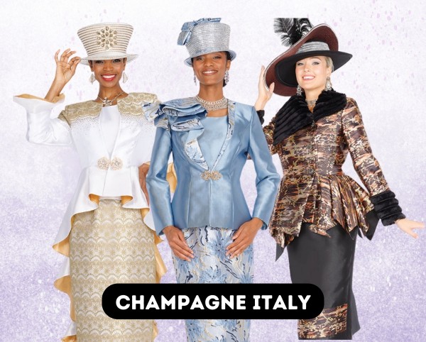 Champagne Italy Suits 2025